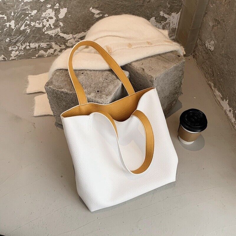 Ladies Handbag Shoulder Bag Versatile Double-sided Tote Bag Underarm Bag