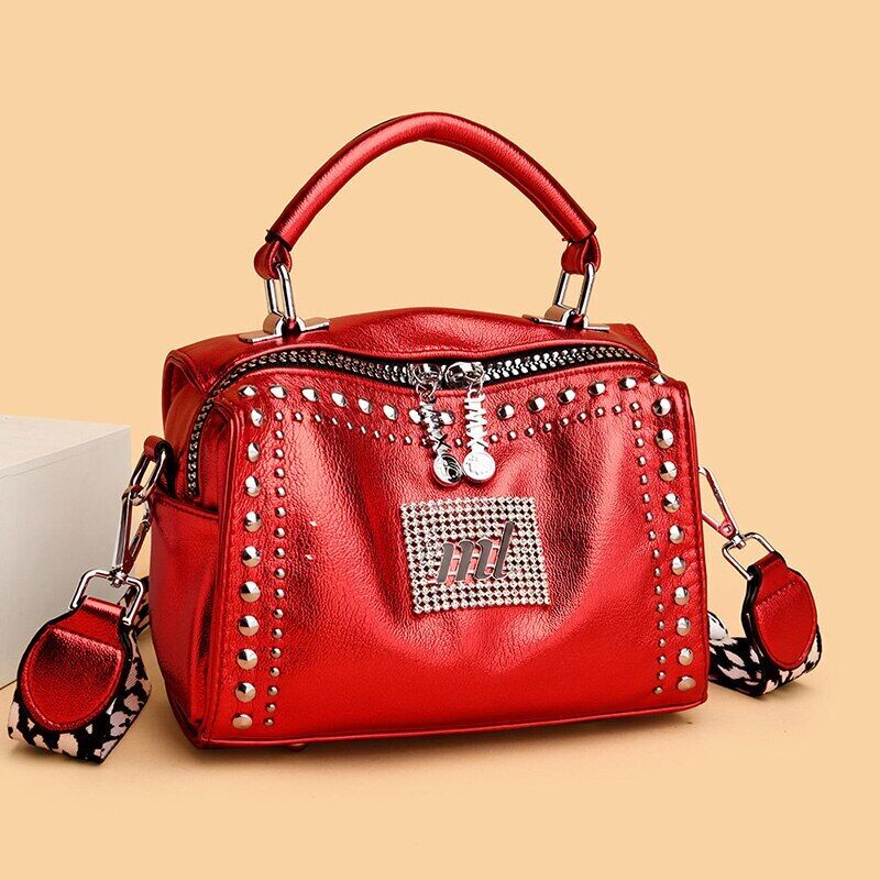 Women Leather Handbags Bag Black Crossbody Bags for Ladies Bag