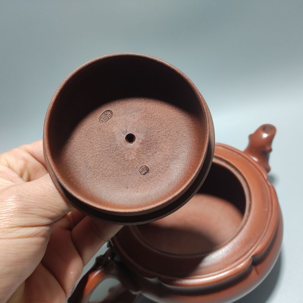 Vintage China Yixing Purple Clay Teapot Zisha Ceremony Nice Plum Blossom Teaware