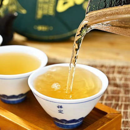 357g Old Pu'er Tea Cake Yunnan Raw Puerh Tea Iceland Old Pu-erh Raw Tea Bemefits