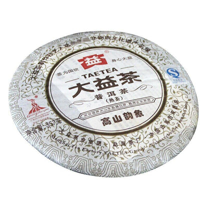 357g TAETEA Gao Shan Yun Xiang Puer Tea Batch 001 Top-grade Dayi Ripe Puer Tea
