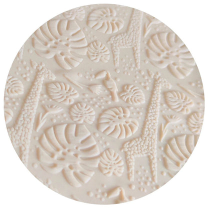 Rolling Pin Acrylic Giraffe Rainforest Non-Stick Fondant Cake Roller Baking Tool