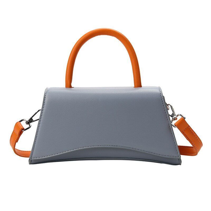 Contrast Color Small Square Bag Luxury Shoulder Fashion Messenger Bag 24*13*7 CM