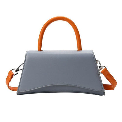 Contrast Color Small Square Bag Luxury Shoulder Fashion Messenger Bag 24*13*7 CM