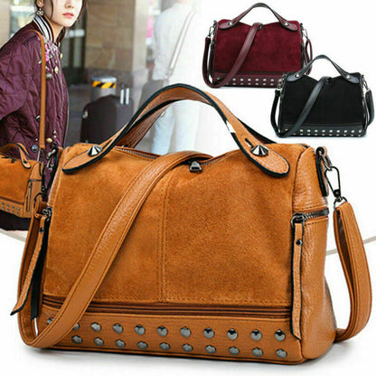 Women Lady Faux Leather Handbag Shoulder Messenger Bag CrossBody Bags