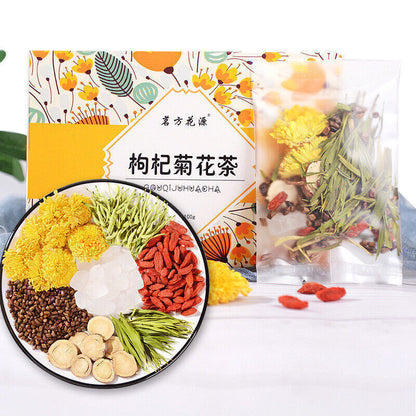 Wolfberry Chrysanthemum Tea 茗方花源 枸杞菊花茶盒装组合茶决明子茶独立包装