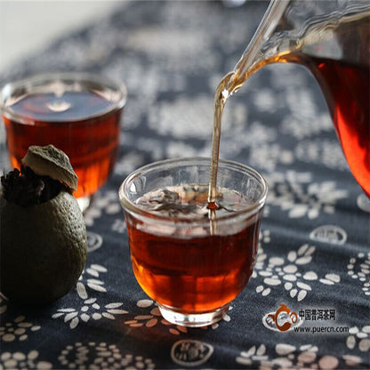 250g Pu'er Brick Ripe Haiwan 2017 Old Comrade Made Good Tea for Everyone Pu-erh