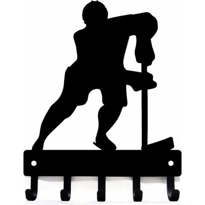 Hockey Defense Sport Key Hooks Holder Wall Mounted Hook Up Wall Art Home Decor