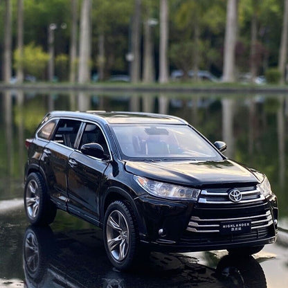1:32 Toyota Highlander SUV Druckguss Modellauto Geländewagen Spielzeugsammlung Kind-