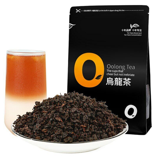 500g Black Oolong Tea Loose Leaf Roasted Oolong Tea for Weight Loose Healthy