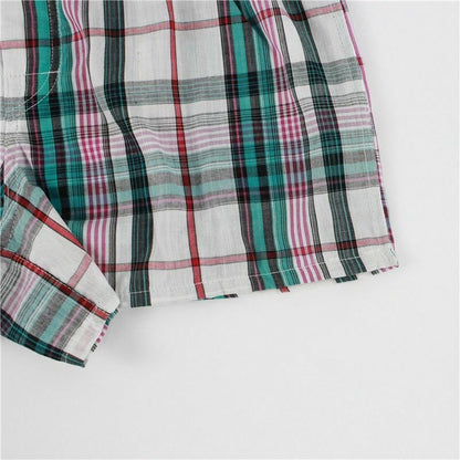 5Pcs/Lot Men's Underwear Boxers Shorts Casual Cotton Sleep Soft Plaid Underpants