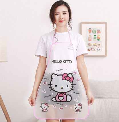 Pink Hello Kitty Waterproof Kitchen Apron - Very Cute