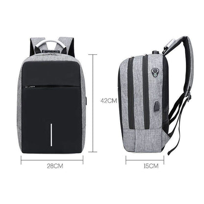 Business Laptop Backpack Bag Laptop 15.6 Inch Charging Schoolbag Oxford Cloth