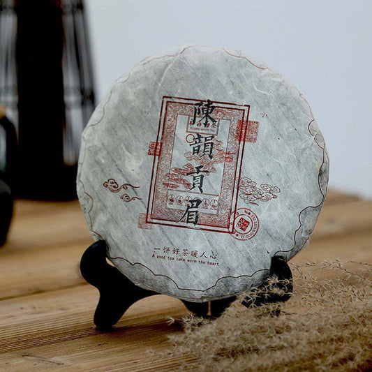 350g Fuding White Tea Cake Chenyun Gongmei Organic Old Tree White Tea White Tea