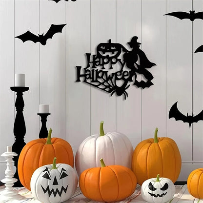 1pc Halloween Theme Decor, Witch Wall Art Decorations, Indoor Livingroom Classic