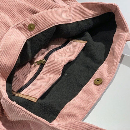 Tote Bag Women Shopper Girls Handbag Zipper Reusable Thickened Shoulder Bag