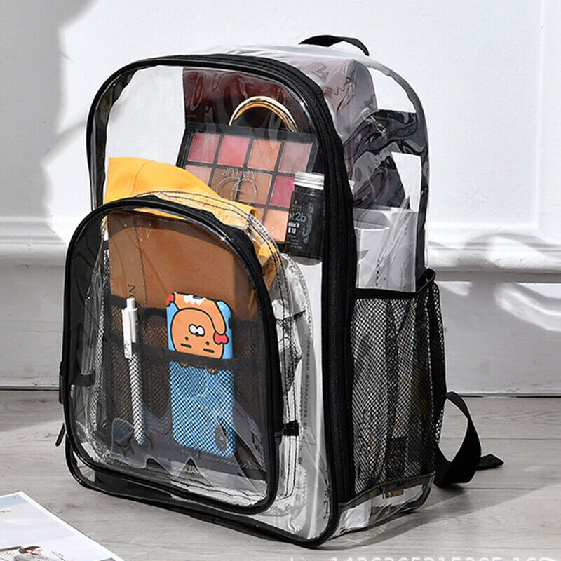 Women Backpack Transparent Versatile Student Bag Spring New School Bag Girl Gift
