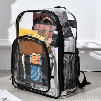 Women Backpack Transparent Versatile Student Bag Spring New School Bag Girl Gift