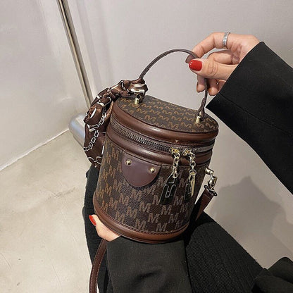 Tote Bucket Bag PU Leather Women's Designer Handbag Shoulder Bag