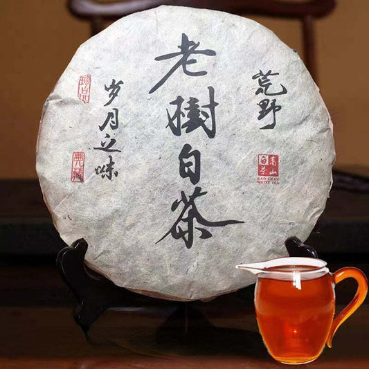 350g Fuding White Tea Gongmei High Mountain Old Tree White Tea Cake Chinese Tea