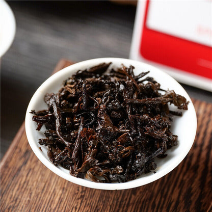 2021 Haiwan Old Comrade Ripe Pu'er Tea Brick 250g Lao Tong Zhi 9988 Shu Puer Tea