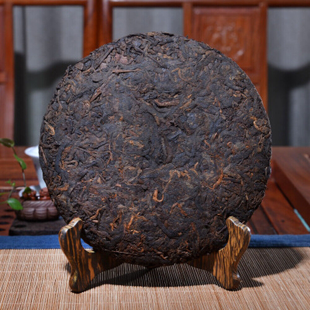 357g 中国茗茶 布朗山大树茶 普洱茶熟茶 Chinese Puer tea Ripe puer tea Black tea Puer tea Cake