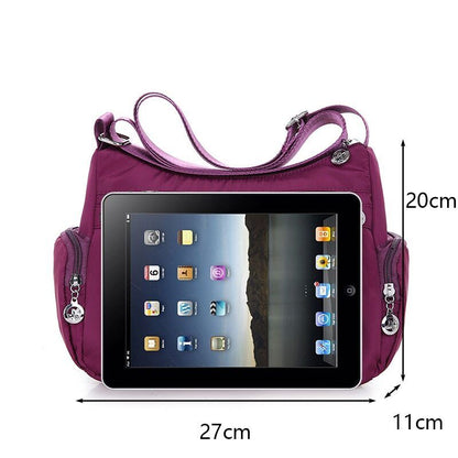 Shoulder Messenger Bag Waterproof Crossbody Bag Handbags Travel Bags Purse