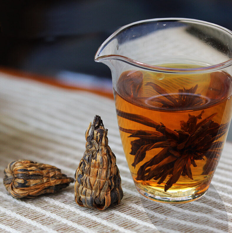 Yunnan Black Tea Fengqing Dianhong Pagoda Dian Hong Golden Bud Blooming Tea 250g