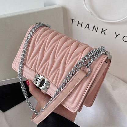 Chain Handle Shoulder Messenger Bags for Woman Square Bag