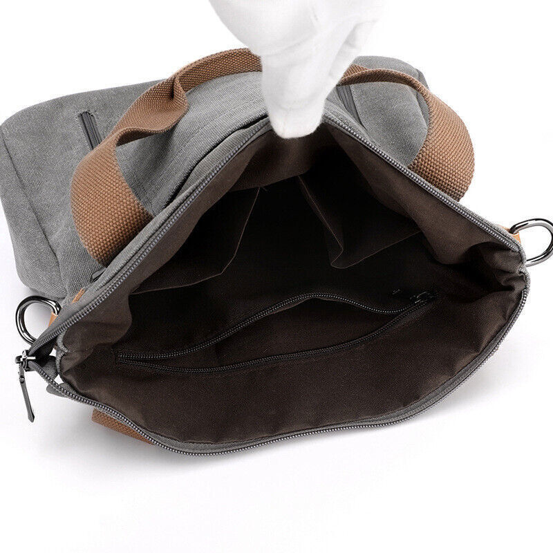 Women's Canvas Choulder Bag Casual Fashion Large Capacity Cross-body Bag