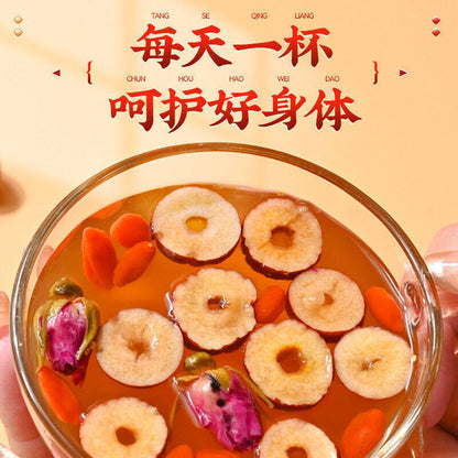 Colla Corii Asini Brown Sugar Tea 同仁堂阿胶红糖姜枣枸杞茶 元气茶饮150g