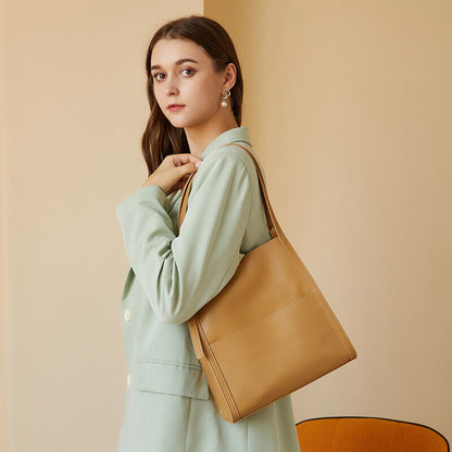 Fashion Women's Ladies Faux Leather Tote Bag Shopper Shoulder Bag Handbag Purse