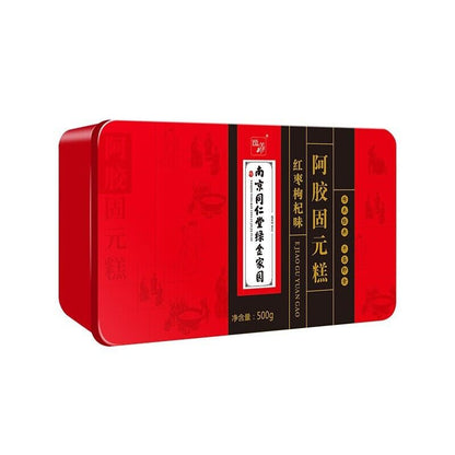 Hide Gelatin Cake with Red Date, Wolfberry, 固元膏/阿胶固元糕500g Supplement for blood