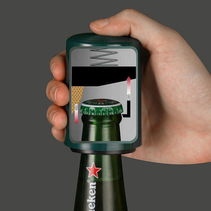 Nymph Creative Magnetic Automatic Beer Bottle Opener Kitchen Stainless Steel Pre