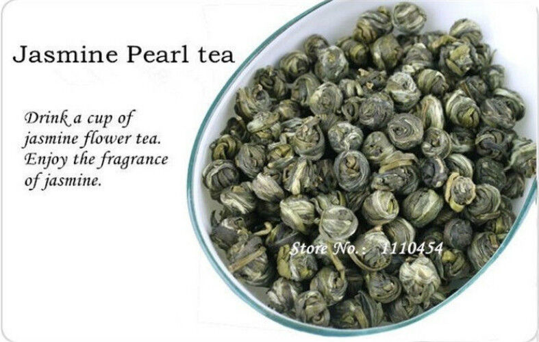 100g Dried Pearl Jasmine Flower Tea Herbal Fragrant Floral Tea Organic Green Tea