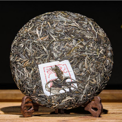 357g Puerh Raw Tea Yunnan Laomane Pu-erh Shengcha Cake Menghai Pu'er Green Tea
