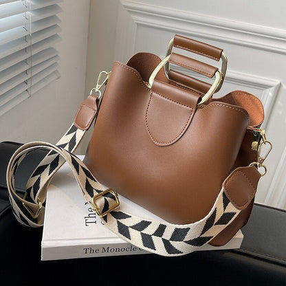 Spring Luxury Leather Small Crossbody Bags Short Handle Shoulder Purse Handbag