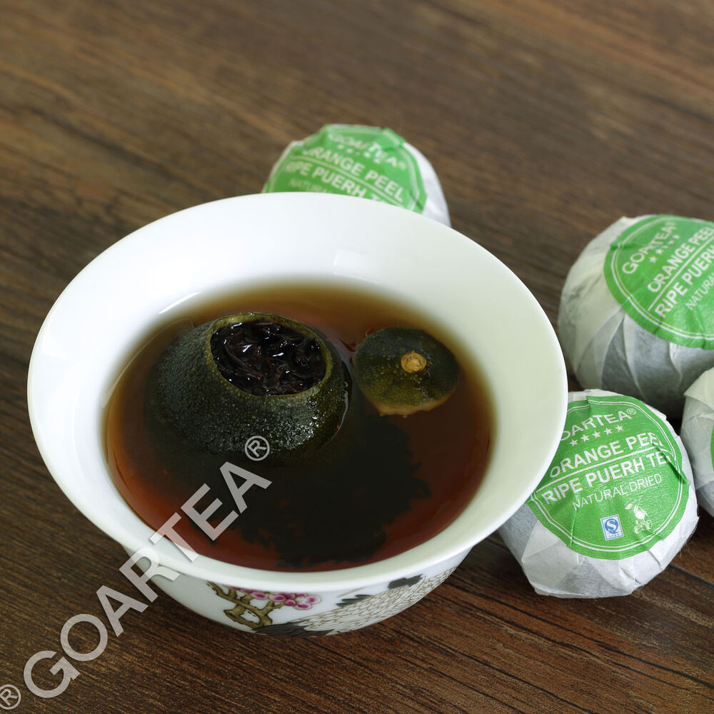 HELLOYOUNG 100g Nonpareil Supreme Orange Peel Chenpi Citru Puer Puerh Ripe Tea