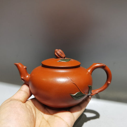 vintage chinese yixing purple clay teapot zisha ceremony exquisite teaware art