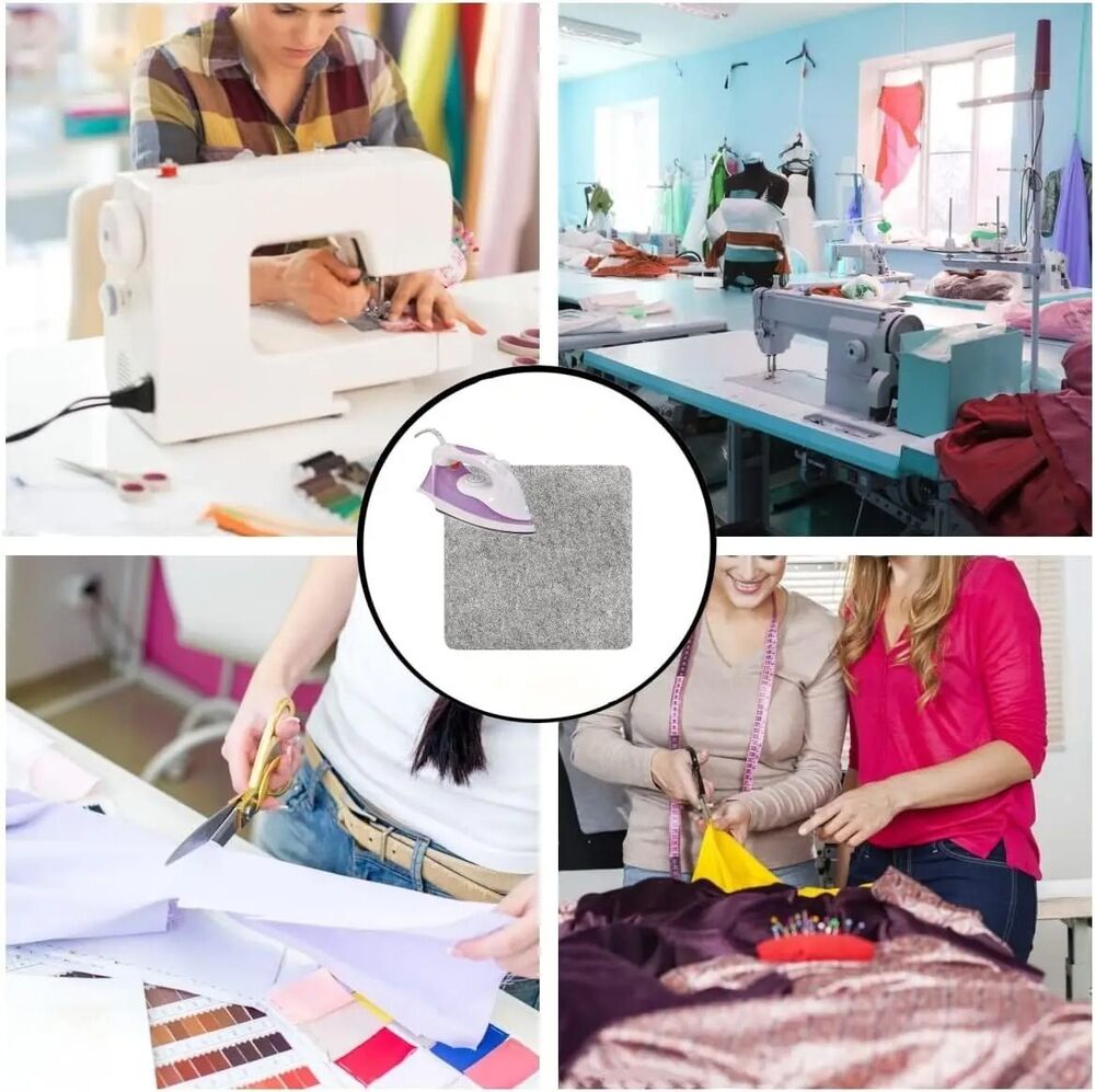 Quilting Pressing Mats Wool Heat Resistant Felted Ironing Pads Table Top 10x10cm