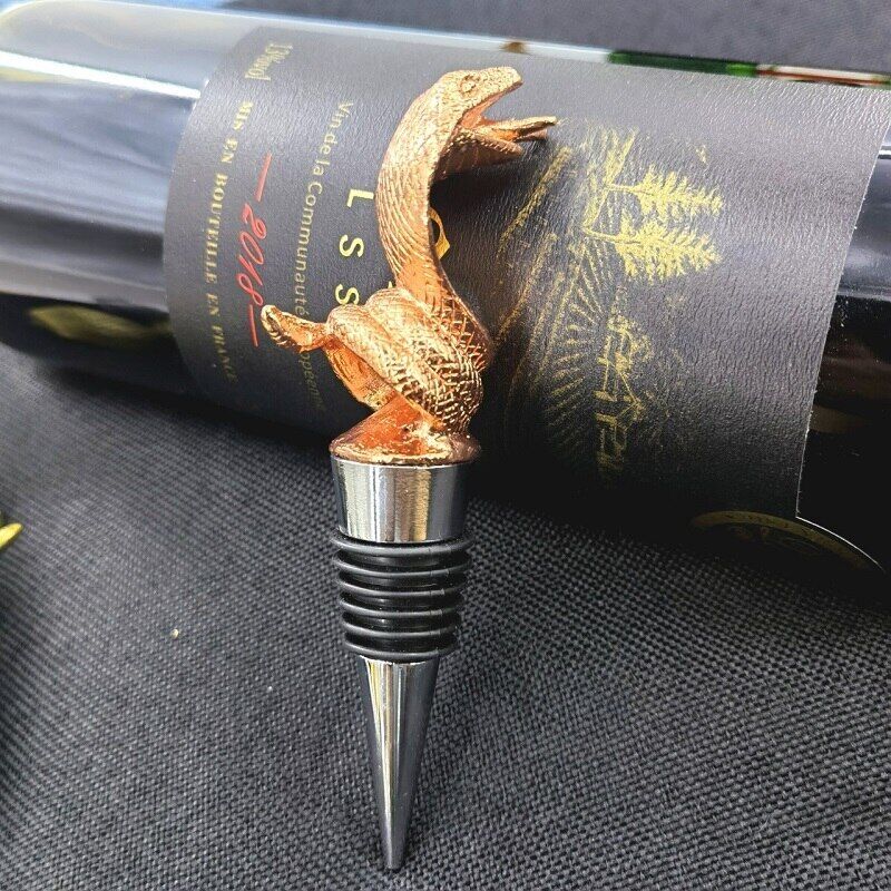 Wine Stopper Creative Snake Zinc Alloy Champagne Bottle Keeping Fresh Sealed Cap