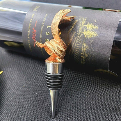 Wine Stopper Creative Snake Zinc Alloy Champagne Bottle Keeping Fresh Sealed Cap
