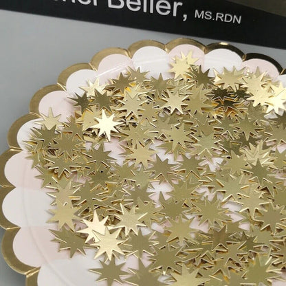 Confetti 15g Glitter Paper Star Gold DIY Wedding Birthday Party Balloon Supplies