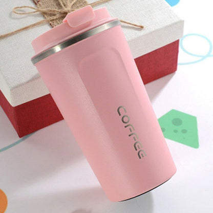 1Pc Stainless Steel Coffee Mug Thickened Thermos Mugs Double Wall Vacuum Flask