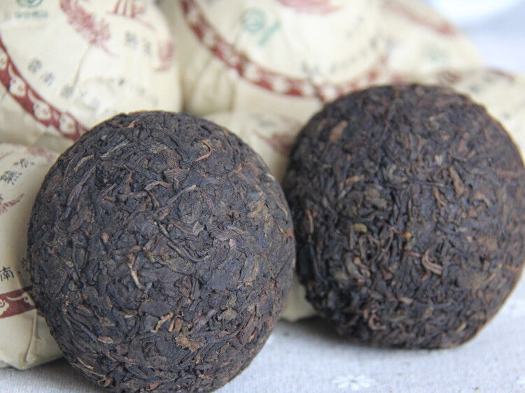 Natural Ripe Puer Tea Chinese Yunnan Mini Puerh Tea 100g Black Tea Green Food