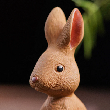 Lovely Rabbit Purple Clay Tea Pets from Yixing