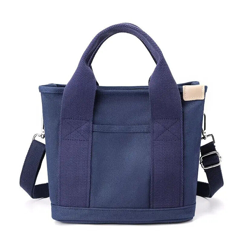 women Small Bag Lady Shoulder Canvas Mobile Phone Bucket Tote Bag