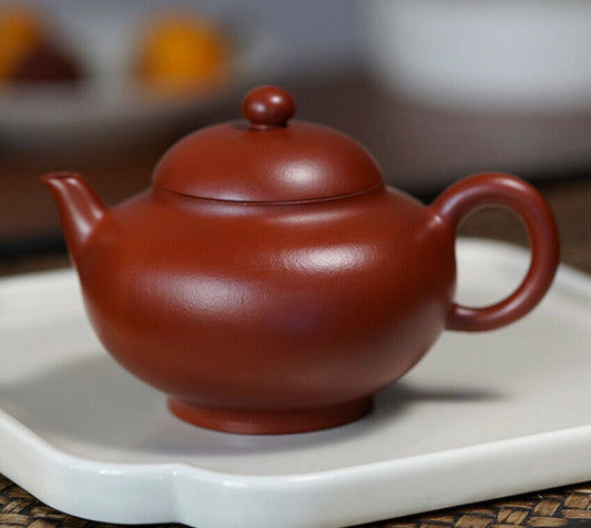 150cc China Yixing handmade purple sand teapot Zhu Ni Hua Ying Gong Fu Hu teapot-