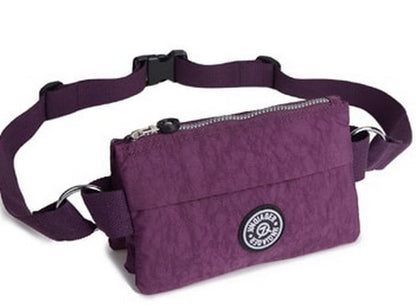 Fashionable Waterproof Bag Casual Nylon Polyester Chest Purse Half Moon Shape