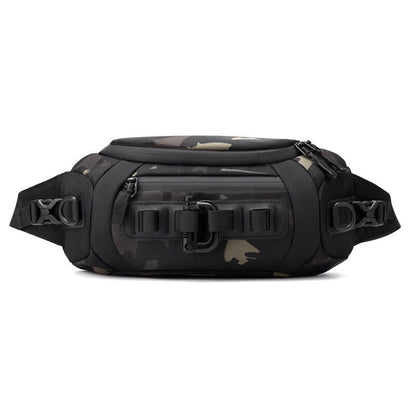 Men's Sling Backpack Nylon Waterproof Crossbody Bag Waist Pack Casual Daypack